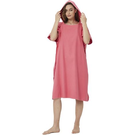 Poncho da surf, per donne, uomini, adulti e adolescenti, poncho da bagno ultraleggero e ad asciugatura rapida, poncho in asciugamano in microfibra, noto anche come U (1/5)