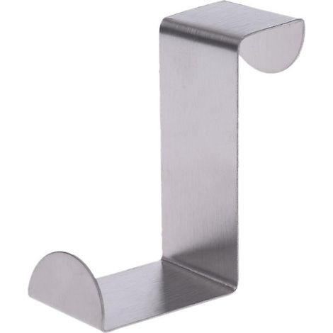 Crochets de porte en acier inoxydable, tiroirs de placards de cuisine, portants de penderie ou crochets de 4 cm 4CM (1/5)