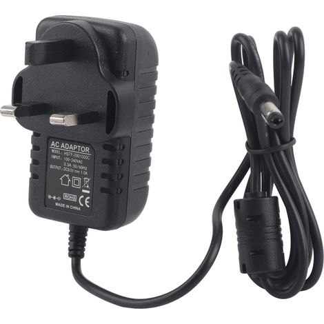 Adaptateur secteur 9V 1A pour pédale d'effet guitare, prise 100-240V, compatible avec orgue, clavier et amplificateur. (1/5)