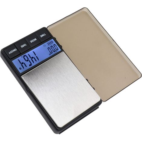Kleine, empfindliche und präzise digitale Taschenkaffeewaage (1000 g, 0,1 g) mit Timer und Tara-Funktion. (1/5)