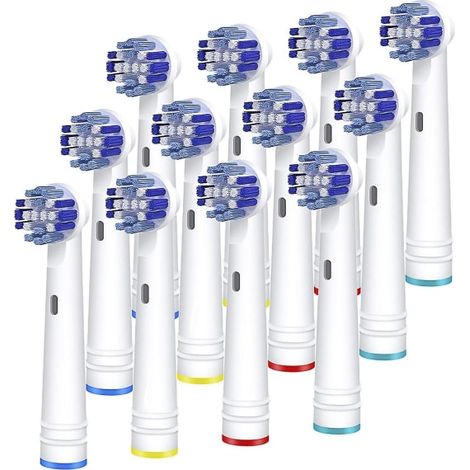 Têtes de brosse à dents de rechange compatibles Oral B Braun, lot de 6 pièces (1/5)