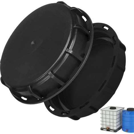 2pcs Bouchon cuve, Diamètre 163mm, Plastique HDPE, Pour Réservoir IBC 1000l, Jardin (1/5)