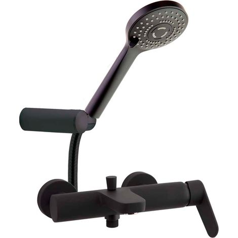 RAMONSOLER 360501 BTNM ALEXIA Monomando Para Bañera Con Equipo Negro Mate - ref: 36C303666 (1/3)