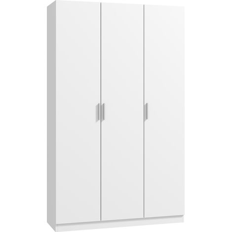 Armario de almacenaje, blanco, 109 × 37 × 180 cm, MDF, 58,4 kg (1/5)