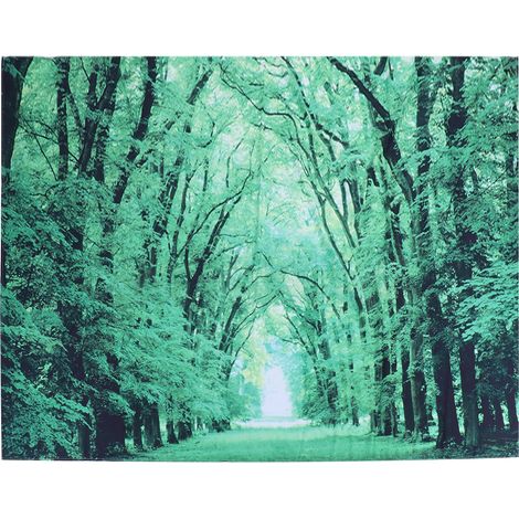 Tenture forestière rectangulaire, décoration murale pour salon, tissu suspendu pour fond d’intérieur, impression paysage. (1/5)