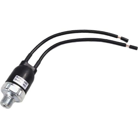 Pressostat pour compresseur d'air avec fils 12 AWG, 12 V, 20 A, filetage 1/4 NPT, 70-100 PSI (1/5)