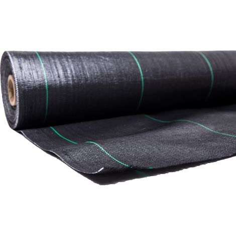 Vivol – Toile anti-racines géotextile 210 cm – Limite la pousse des racines et des mauvaises herbes – Résistante à l'humidité – Au mètre linéaire