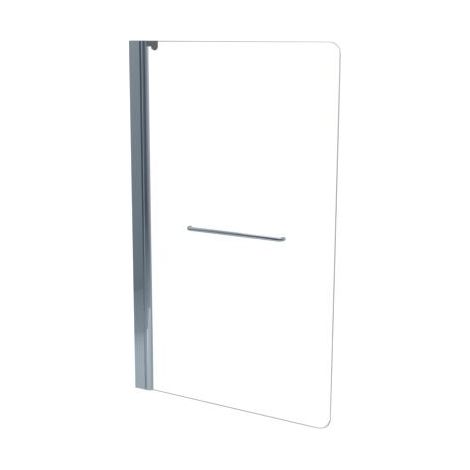 ONDEE - Mamparas de baño SANDRA - Vidrio templado - acabado cromado - 1 V - 80x140X0,4CM