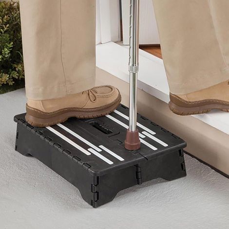 Tabouret Escabeau Pliable Portable en Plastique PP Anti-Dérapant pour Personnes Âgées et Femmes Enceintes