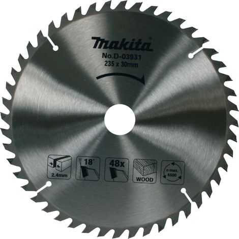 MAKITA D-03931 Circular saw blade 235mm x 30mm x 48T