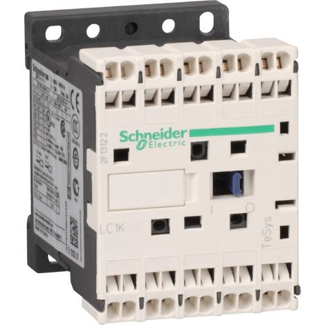 Schneider Electric TeSys LC1K09103B7 - Contacteur 3 pôles 9A bobine 24V CA avec contact auxiliaire (1/2)