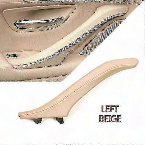 Türgriffe innen aus Leder, 4er-Set, für BMW 5er F10 F11 F18 520i 523i 525i 528i 535i, Fahrer- und Beifahrerseite, Innenausstattung, Türgriff, einfacher Austausch. (1/5)