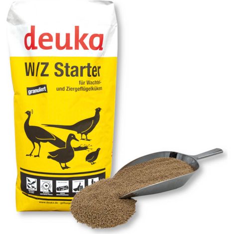 Aliment de démarrage pour faisans, perdrix, cailles et paons 25 kg – 26% protéines – 3,8% matières grasses – 1,3% calcium – 1,0% phosphore – Deuka (1/5)
