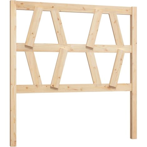 Tête de lit accessoire couchage chambre à coucher meuble 96 x 4 x 100 cm bois de pin massif TDL0205870