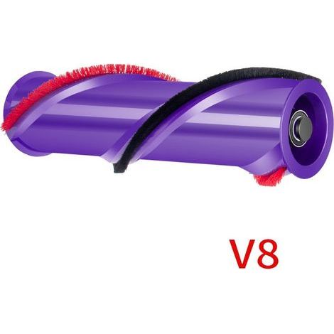Compatibile con gli accessori a spazzola rotante Dyson V8, con la spazzola motorizzata principale a trasmissione diretta per pavimenti e con la testina di ricambio per la pulizia dell'aspirapolvere. (1/4)