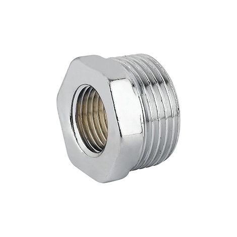 RIDUZIONE ESAGONALE MF OTTONE CROMO Misura: 1" x 3/8"