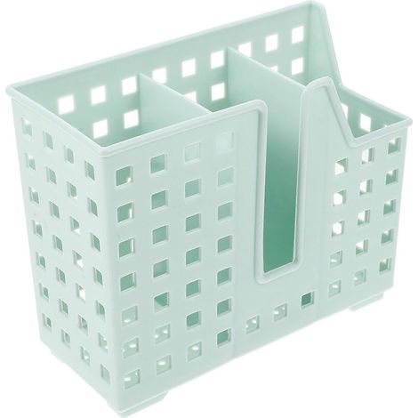 Caja de plástico para guardar palillos de cocina, con 5 compartimentos. (1/5)