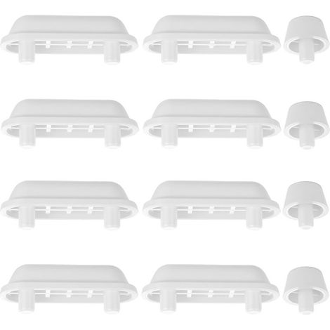 12 Stück WC-Sitz-Stoßdämpfer, WC-Deckelpuffer, Geräuschdämpfende Pads für WC-Sitze, Polsterpads für Holzsitze (1/5)