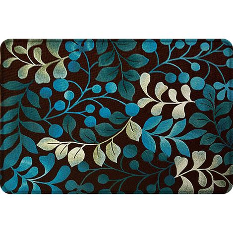 Tapis d'entrée anti-poussière pour salon, porche, couloir, salle de bain, tapis absorbant (1/5)