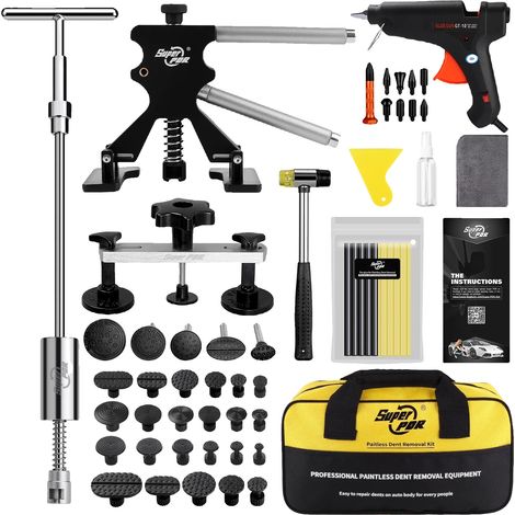 Outil de réparation de bosses sans peinture, kit de réparation complet, design convivial, Kit Standard, Prise EU-a (1/2)