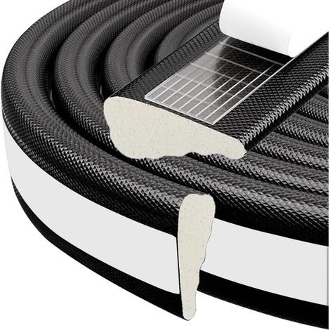 Bande coupe-vent pour fenêtres et portes,Bande d'étanchéité de porte, Bande d'isolation de fenêtre en mousse, 1M,Blanc (1/5)