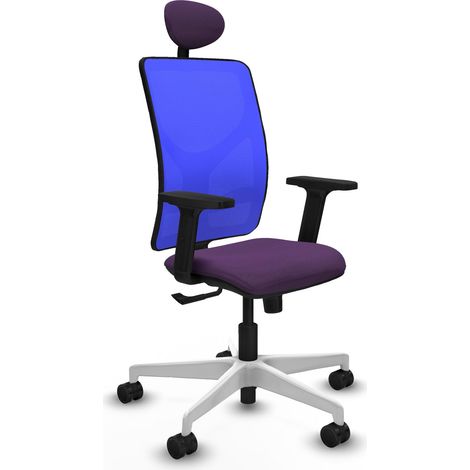 Sedia da ufficio piqueras y crespo Motilla blu schienale fisso (1/2)
