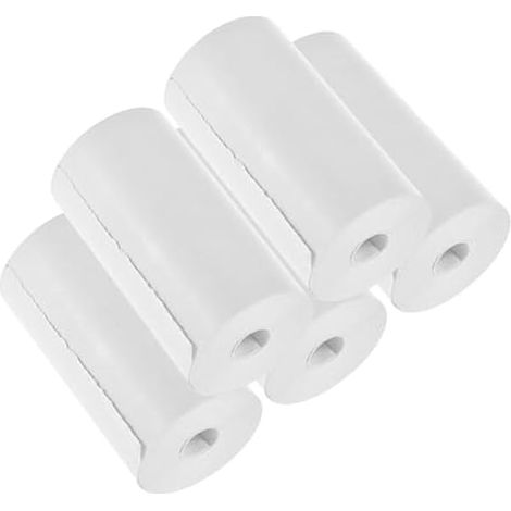 Fafeicy Rouleaux de Papier Thermique Autocollant Blanc 57 X 25 Mm pour (1/5)