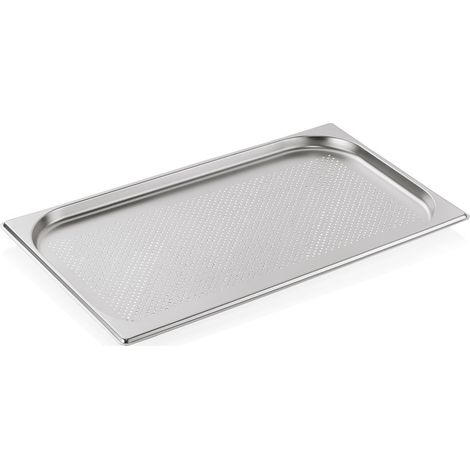 Bac inox perforé fond GN 1/1 H 20 mm 2,5 ltr GN ESSENTIALS - Was Germany