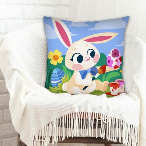 Housse de coussin moderne design élégant pour la Saint-Valentin, mariage, anniversaire, naissance de bébé (1/5)