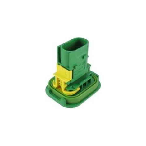 Connecteur Series Heavy Duty Sealed 1.5X0.63 femelle 3voies vert sans joint
