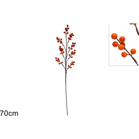 STELO BACCHE AUTUNNALI DECORATIVO ALTO 70CM DI DUESSE