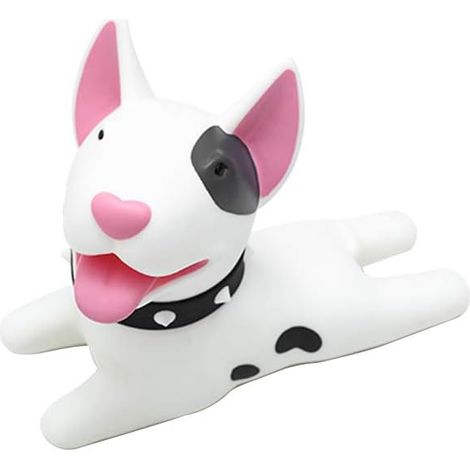 Butée de porte chat mignon, butée de porte en silicone, cale de porte style mignon pour la maison et le bureau, chat noir, bouledogue blanc