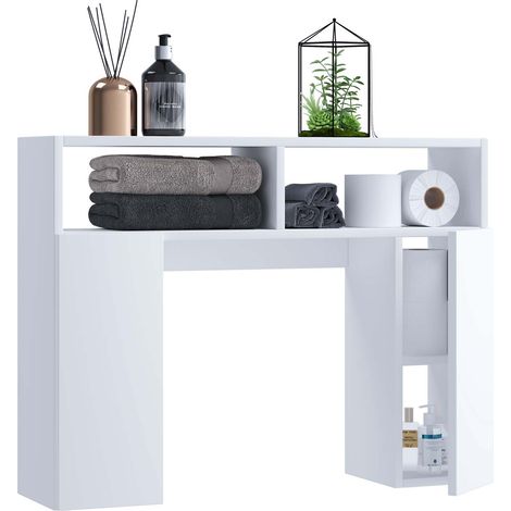 Superstructure murale WC Bad Étagère Tinoli S 61x76x20 - VCM (1/4)