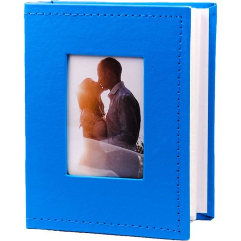 Album Photo - Couverture En Lin - Fenêtre Avant Pour Photo - Format 10 x 15 cm - Portable - Pour Voyages Mariages Souvenirs - 1 Pièce (1/3)
