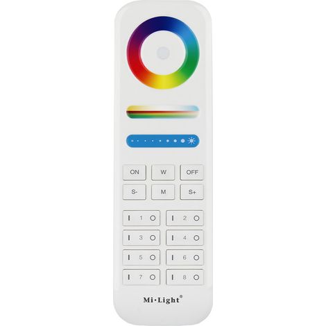 MiBoxer FUT089 Fernbedienung (8 Zonen, RGB+CCT) – weiß (1/5)