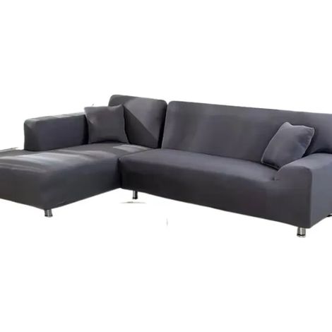 1 Housse élastique,canapé d'angle,protection anti-taches,bande antidérapante,salon (1/5)