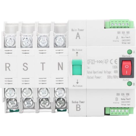100A 4P 2-Modus Automatischer Umschalter AC400V Elektrischer Wahlschalter für den Hausgebrauch