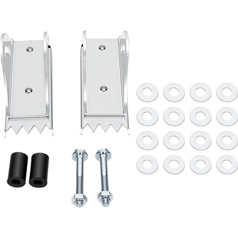 2 pieds d'échelle antidérapants, compatibles avec les rallonges Werner D1200, D1300, D1700 et D1800. (1/5)