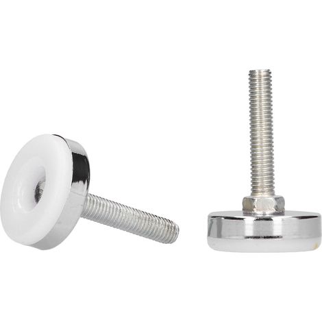 2 pieds de meuble réglables en acier inoxydable M8, base de 35 mm, vis de 40 mm (1/5)