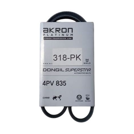 4pk835 cinghia poly-v alternatore servizi marca akron (1/5)