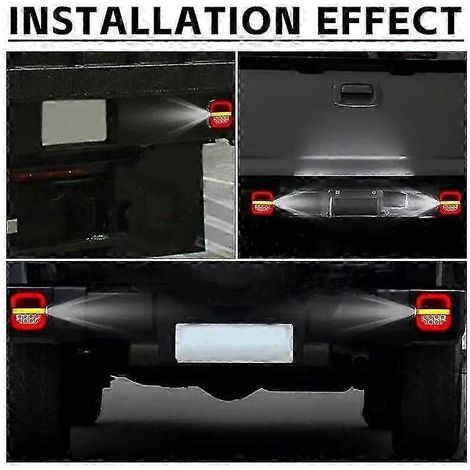 Kit de feux sans fil pour remorque 2025, feux arrière à LED, feu stop dynamique, indicateur de freinage, kit submersible à LED pour remorque de camion, bateau utilitaire (1/4)