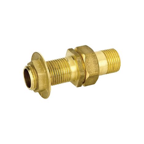 RACCORDO CASSONE DRITTO 290  OTTONE 3/4M