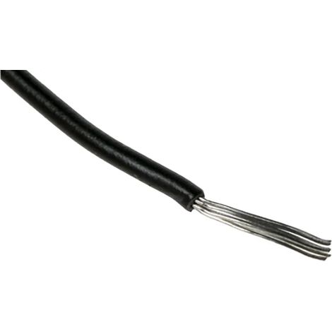 Fils de connexion RS PRO UL1061 0,33 mm² 22, 300 V, SR-PVC Noir, 100m