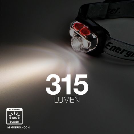 Energizer Vision HD+ Focus LED Stirnlampe batteriebetrieben 400 lm 50 h E300280700
