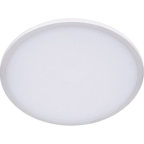 Downlight LED empotrable redondo extraplano "Kaju" (16W 4200K 1380lm) IP20 Ø14,5cm fabricado en aluminio y acrílico color blanco (1/6)