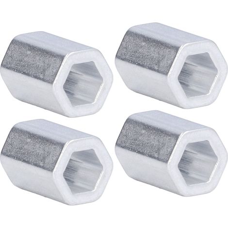 Lot de 12 entretoises alu à trou hexagonal antirouille rondelle hex pour arbre moteur Ø int 8mm 3520‑4012‑0160 16mm L (1/5)