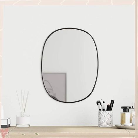 348222 Miroir mural Noir 40x30 cm (1/5)