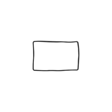Cornice protettiva in silicone per lo schermo di navigazione centrale, ricambio per Tesla Model 3 Y (nera)