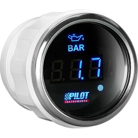 Black Digital Gauge Series, Pressione Olio - Ø 2” (52 mm)
