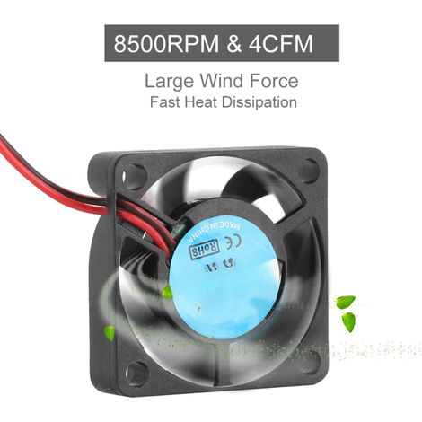 Lot de 5 ventilateurs pour imprimante 3D, 8500 tr/min, dissipation thermique rapide, débit d'air important (4 CFM), refroidissement efficace. (1/5)